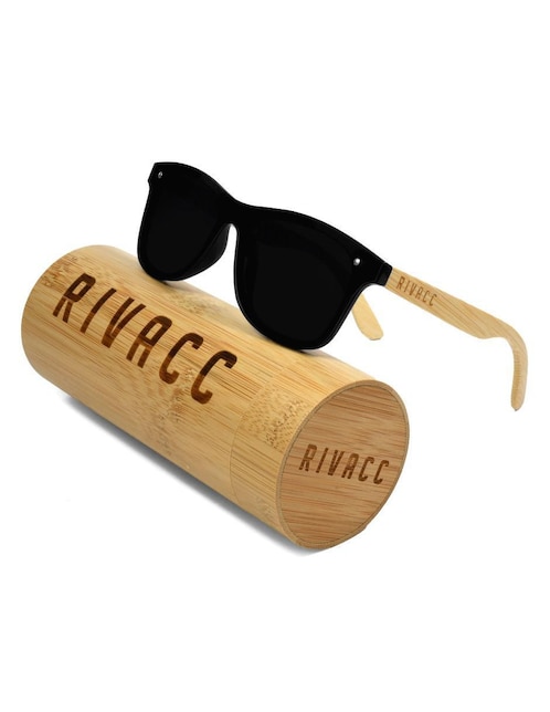 Lentes de sol Rivacc London - Black mirror unisex