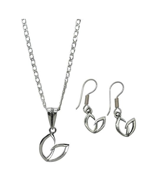 Set de collar y aretes P925