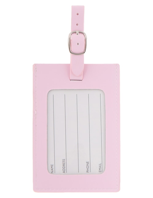 Identificador de maleta forma rectangular de plástico 1