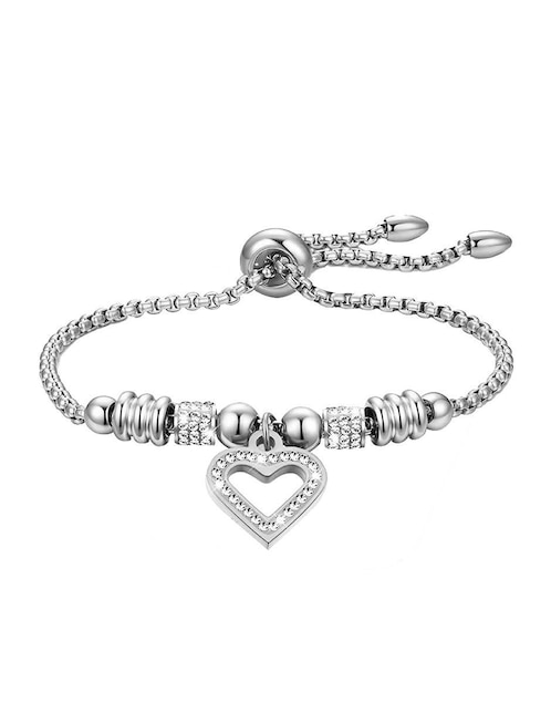 Pulsera pptabold "de" acero inoxidable sin kilataje sin familia o colección "con acabado" brillante