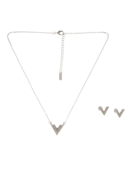 Aretes y collar LIEB cristal