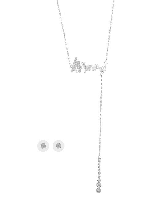 Aretes y collar LIEB cristal