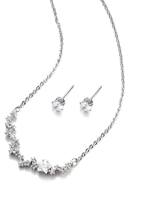 Aretes y collar LIEB cristal