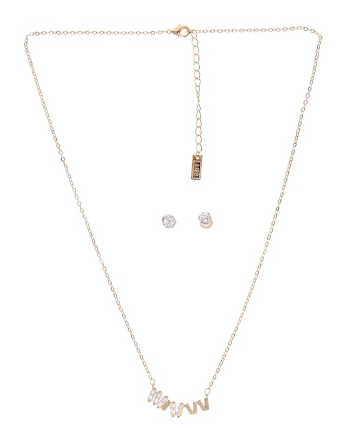 Aretes y collar LIEB cristal