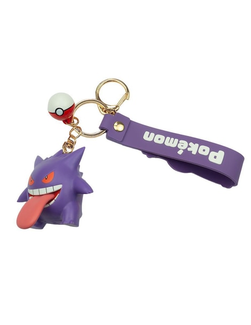 Llavero Pokemon Gengar de plástico