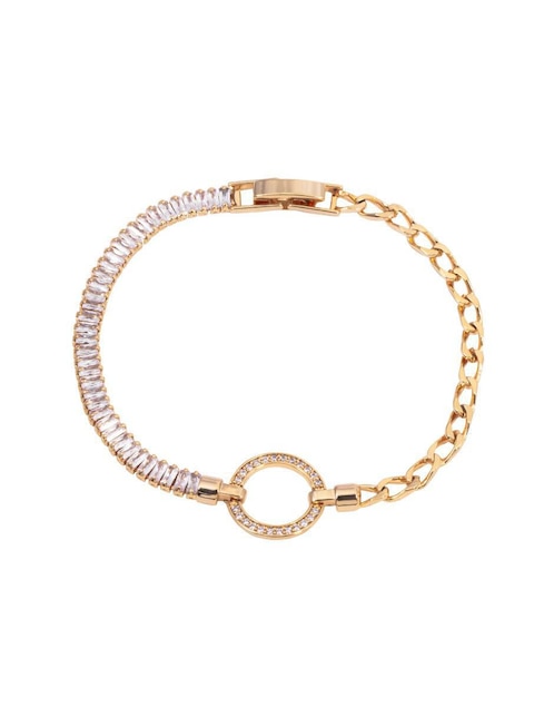 Pulsera 18 K con acabado chapa de oro 1