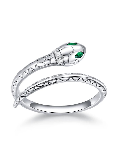 Anillo de serpiente Chulada Nature P 925 de plata brillante