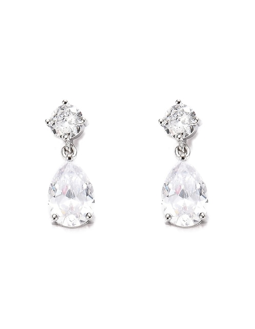 Aretes cortos de gota LIEB con acabado brillante