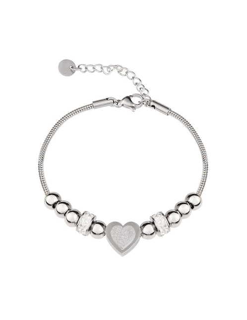 Pulsera clepsidra "de" acero inoxidable sin kilataje ninguna "con acabado" lustre