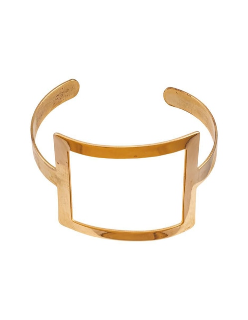 Brazalete Unlimited By Ob con acabado chapa de oro
