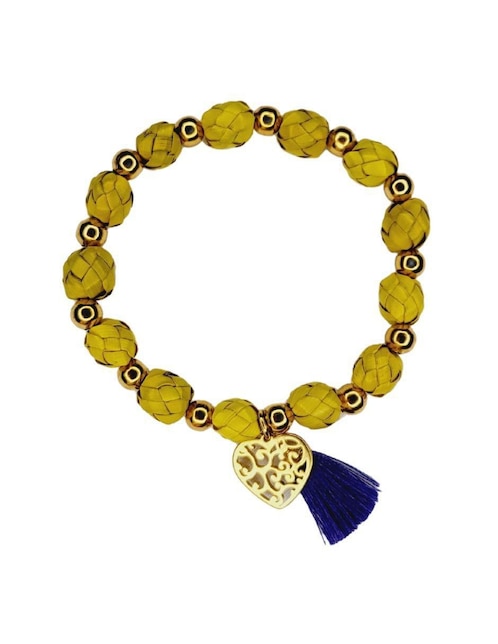 Pulsera Palma con acabado esmaltado 1