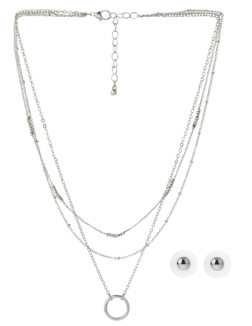 Aretes y collar de circular Map