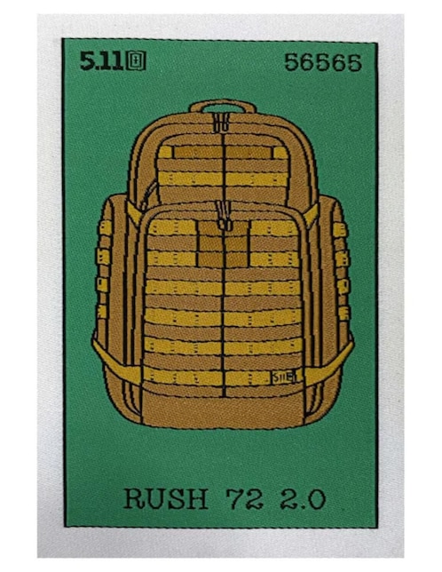 Imagen de producto Parche decorativo para ropa 5.11 Rush 72