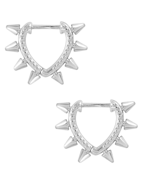 Aretes Unlimited By Ob con acabado baño rodio