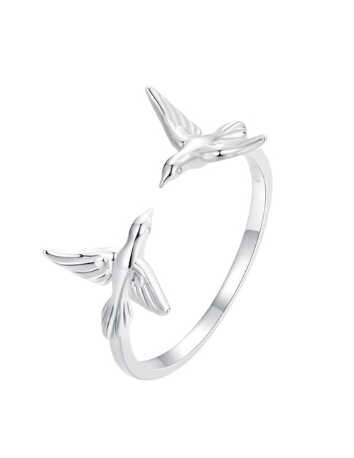 Anillo de colibrí Chulada Nature P 925 de plata brillante