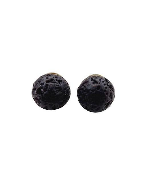 Aretes circulares Maria Rayuela Piedra Volcánica