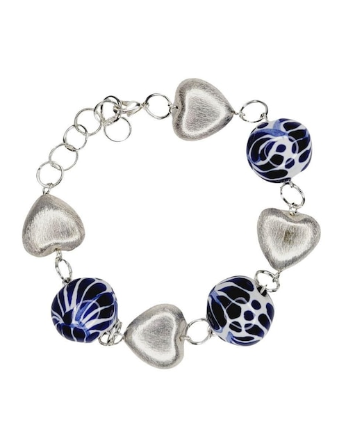 Pulsera Maria Rayuela Talavera con acabado esmaltado