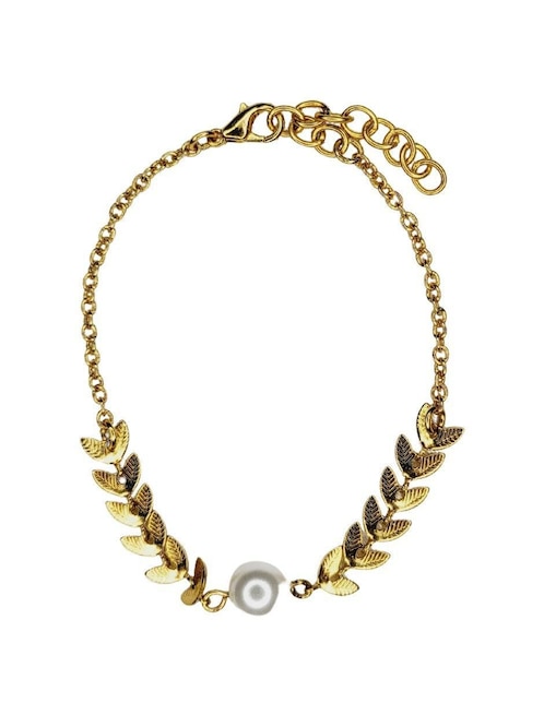 Pulsera Maria Rayuela con acabado chapa de oro