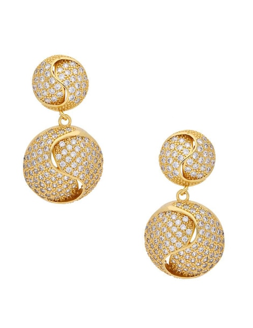 Aretes circulares con acabado brillante