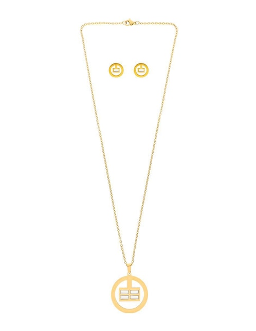 Aretes y collar circular Nuvi