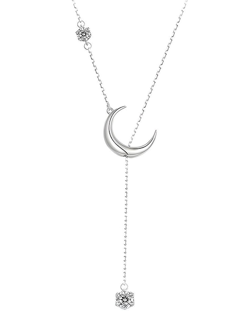Collar de luna Ame Jewelry Stars de plata P925