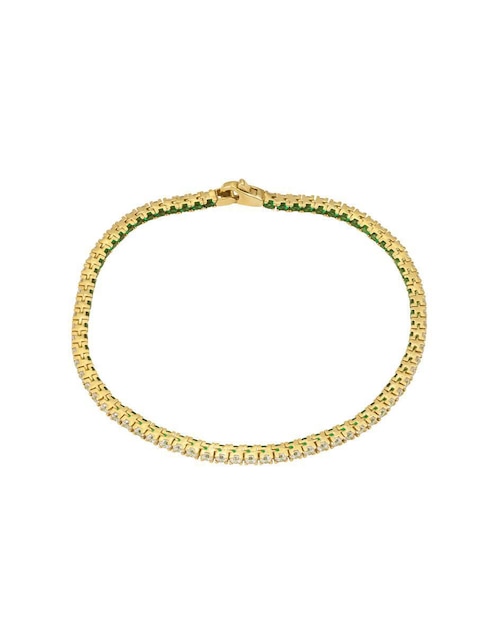 Pulsera Unlimited By Ob de oro con zirconia 10 k