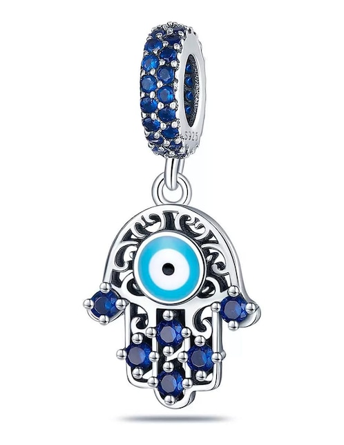 Charm de mano Pinky Fashion de plata P 925 zirconia 1