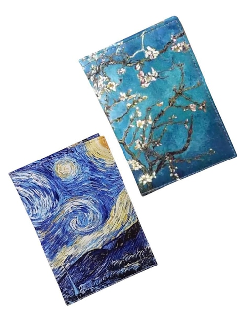 Set de porta pasaporte Mamá Pulpo Van Gogh