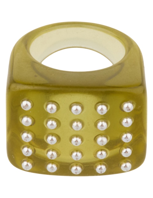 Anillo cuadrado Parfois brillante
