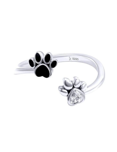Anillo de perro Chulada Pets P 925 de plata circonita brillante