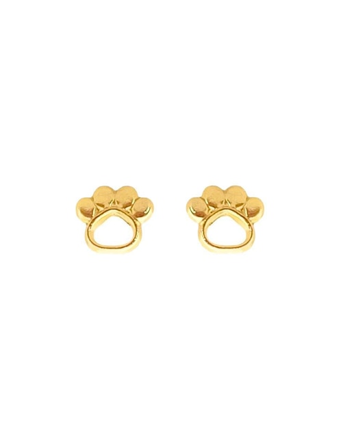 Broqueles de huella Lenna de oro