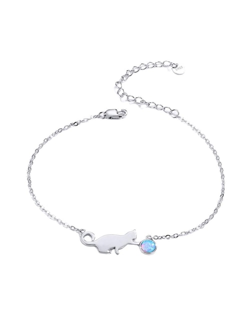 Pulsera Chulada de plata P 925 Pets con acabado pulido
