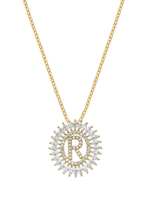 Collar de letra r Unlimited By Ob 18 K