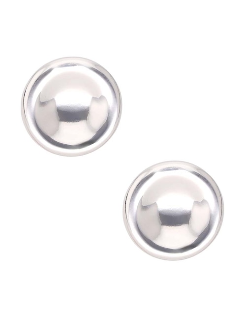 Aretes cortos Map con acabado pulido