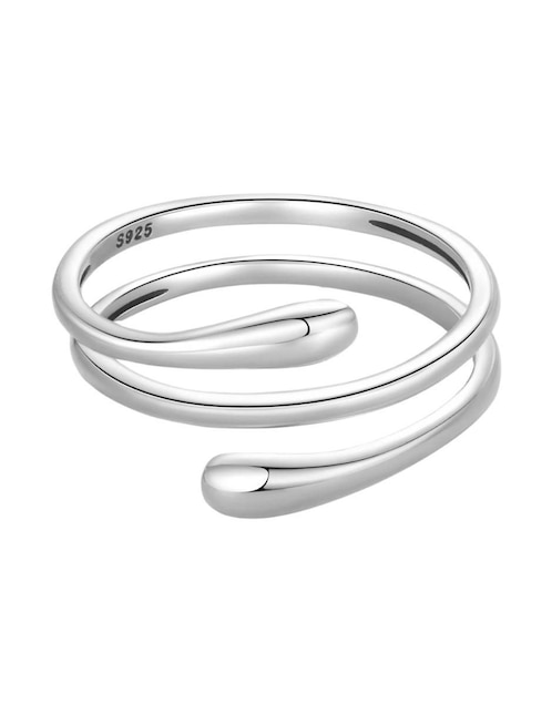 Anillo de gota Chulada Beauty P 925 de plata pulido