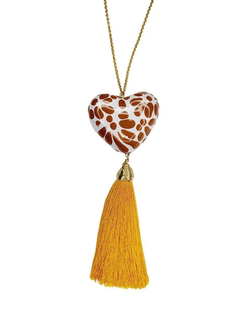 Collar no aplica "de (si aplica)" corazón maria rayuela talavera "de" estaño 24 k