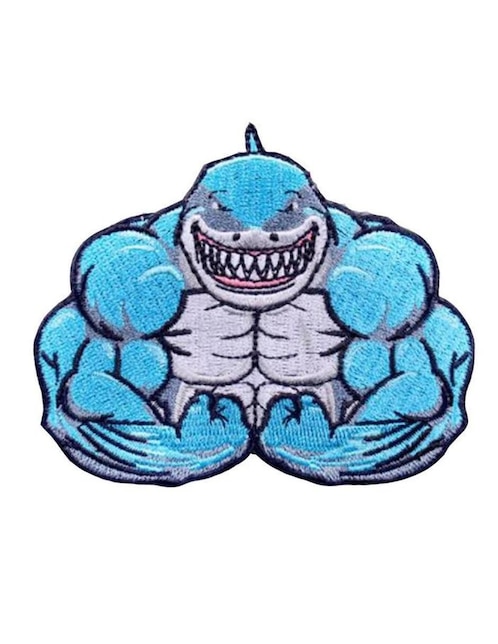 Imagen de producto Parche decorativo para ropa Ventdepot Shark aplicación bordado
