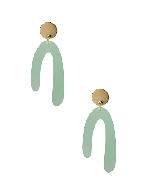 Aretes con acabado mate 1