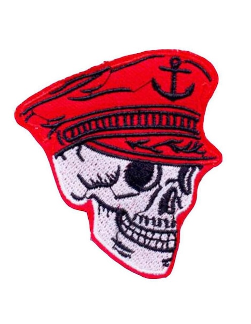 Parche decorativo para ropa Ventdepot Skull01 aplicación bordado