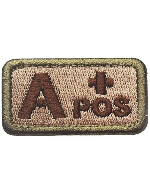 Parche decorativo para ropa Ventdepot Tipo de sangre A+ aplicación bordado