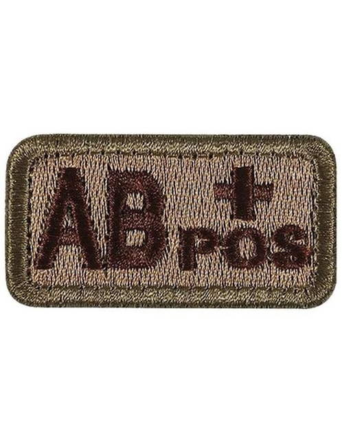 Parche decorativo para ropa Ventdepot Tipo de sangre AB+ aplicación ...