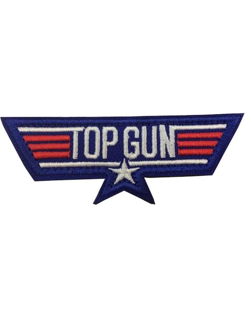 Parche decorativo para ropa Ventdepot Top Gun02 aplicación bordado
