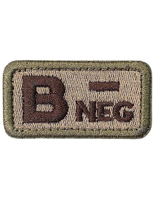 Imagen de producto Parche decorativo para ropa Ventdepot Tipo de sangre B- aplicación bordado