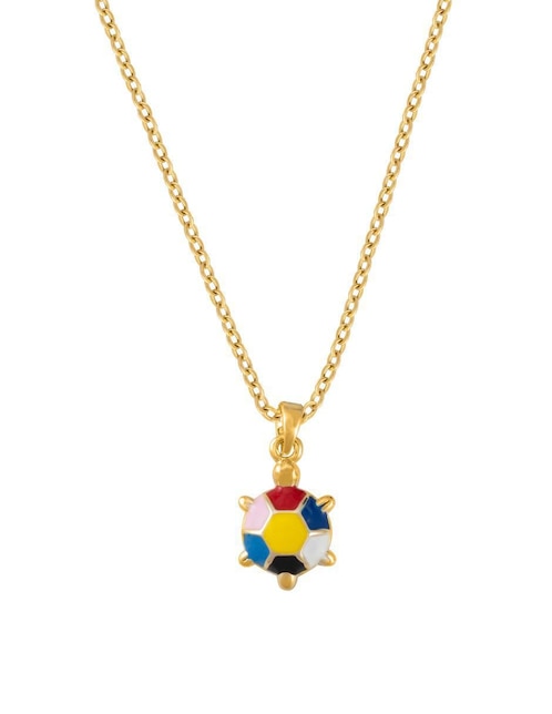 Collar con dije de tortuga Unlimited By Ob 18 K