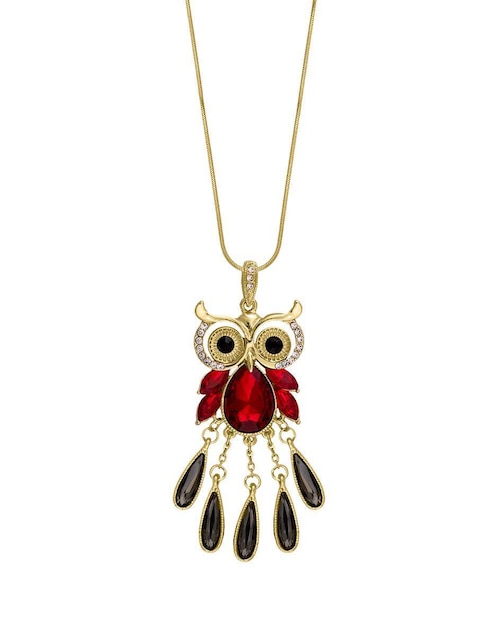 Collar con dije búho Unlimited By Ob 18 K