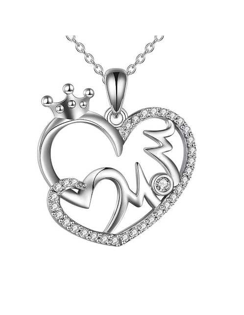 Collar de corazón Ame Jewelry de plata P 925