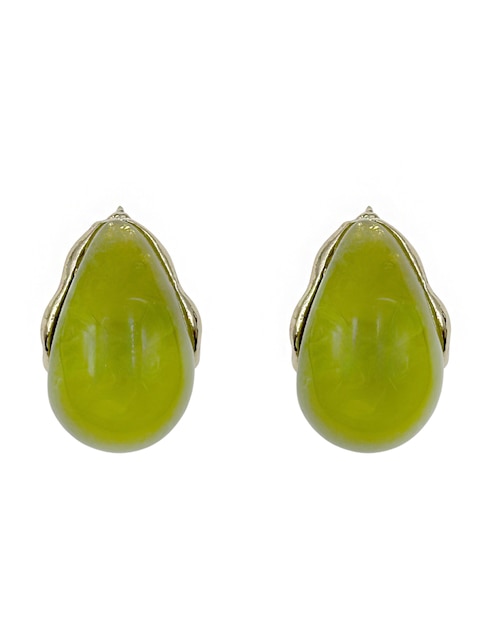 Aretes largos de gota Map con acabado brillante