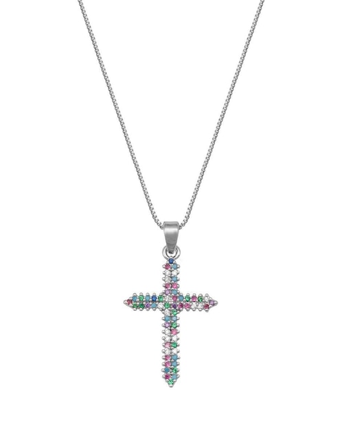 Collar con dije de cruz Unlimited By Ob