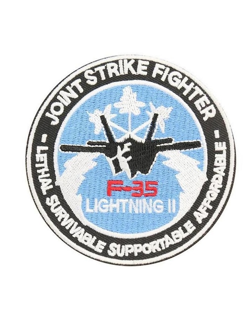 Parche decorativo para ropa Patchpros Jet Fighter04 aplicación bordado