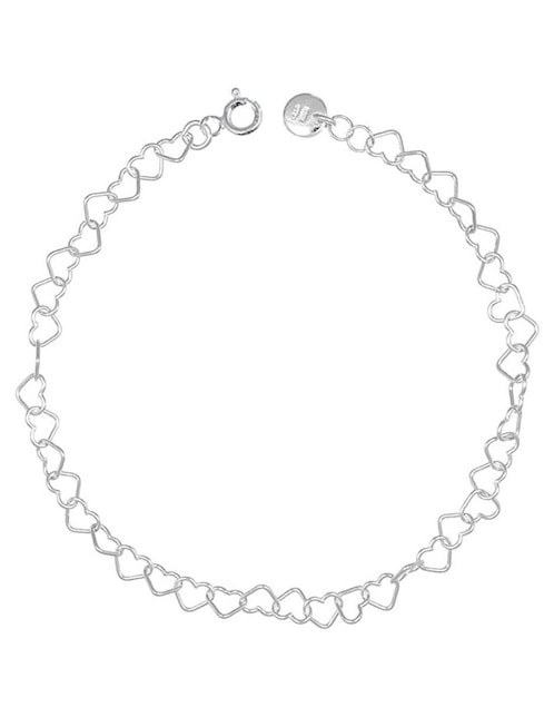 Pulsera Clepsidra de plata P 950 con acabado pulido